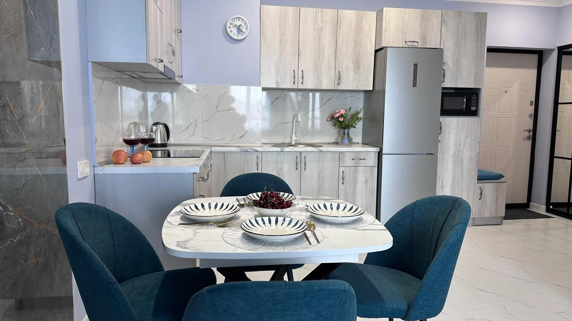 Новая Двухкомнатная Квартира Жк Rams City Улица Утепова 31 Almaty Apartment